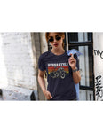 HYDRA STYLE NAVY WOMEN T-SHIRT