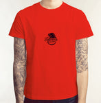 Logo red men t-shirt - iguanacustomcollection