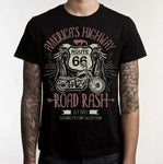 Road rash black men t-shirt - iguanacustomcollection