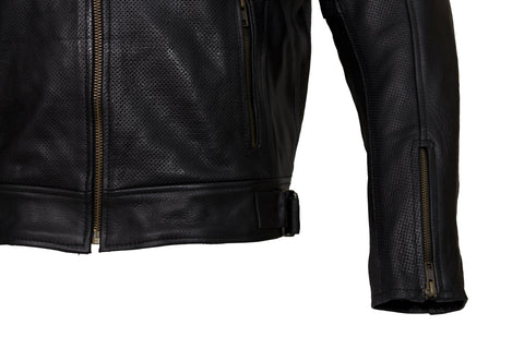 HOLLISTER WIND MEN LEATHER JACKET BLACK – iguanacustomcollection